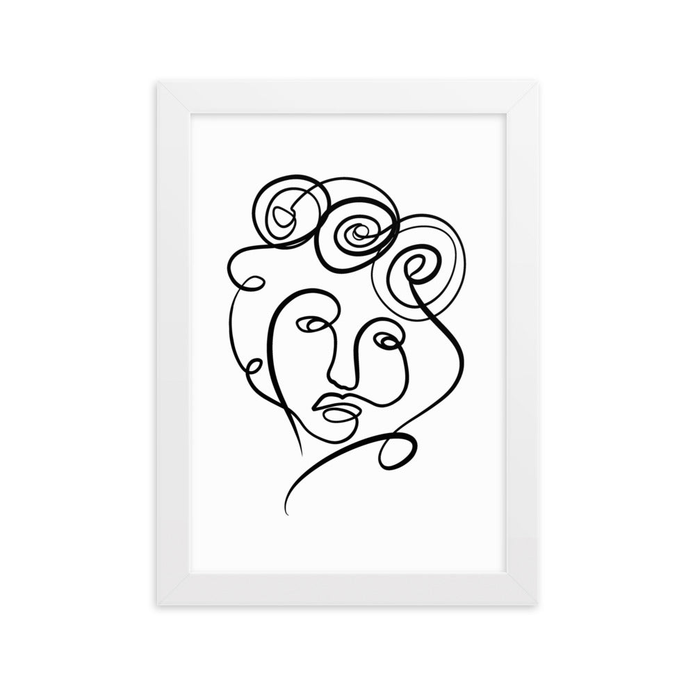 Her - Framed Art Print