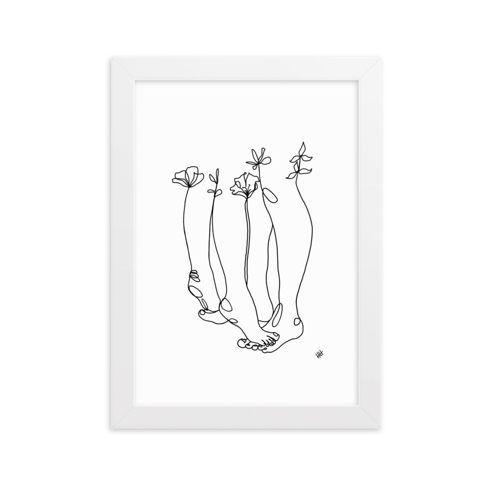 Tippy Toes - Framed Art Print
