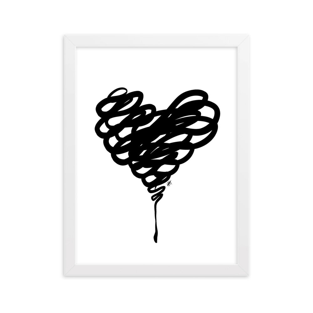 Messy Love - Framed Art Print