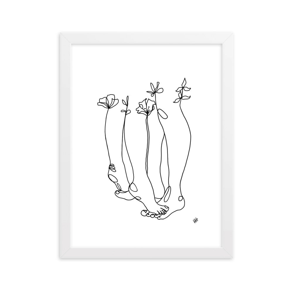 Tippy Toes - Framed Art Print