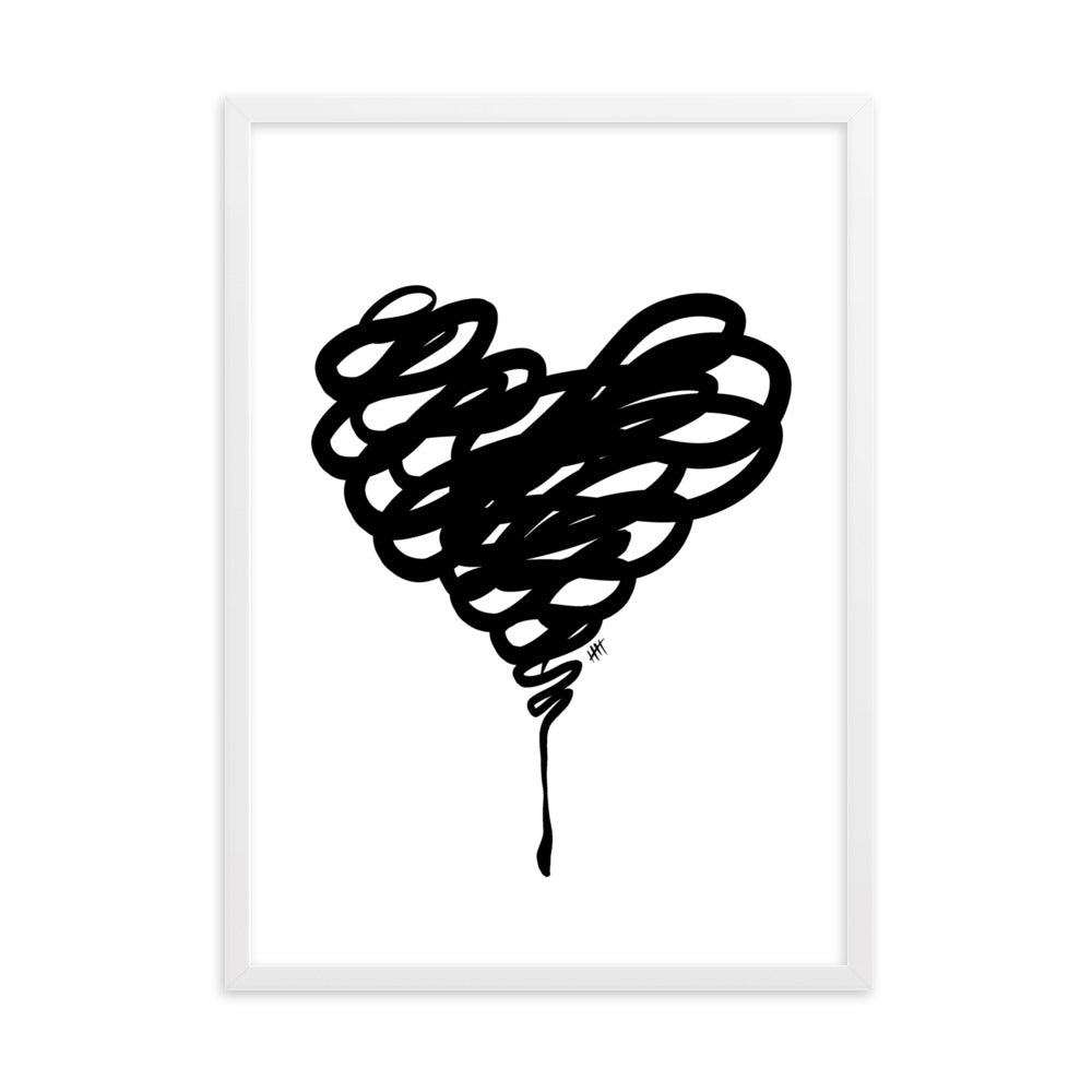 Messy Love - Framed Art Print