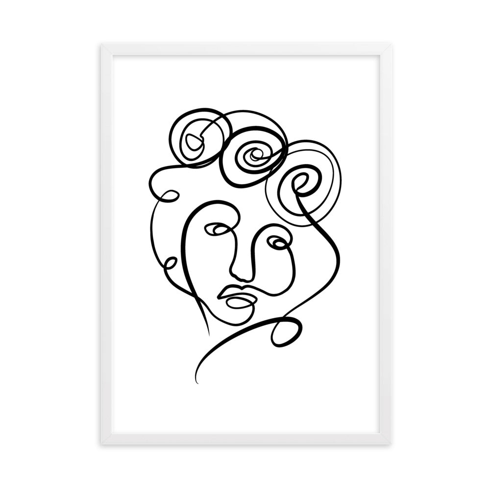 Her - Framed Art Print
