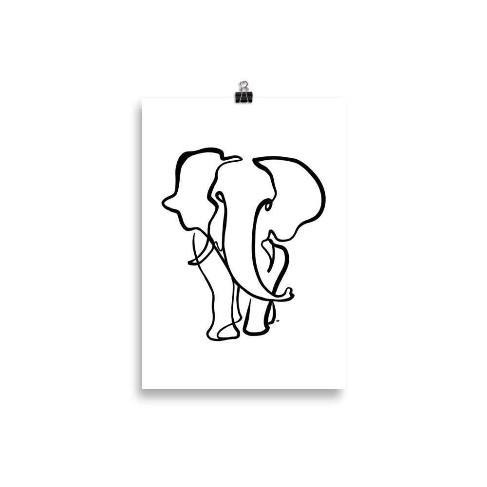 The Elephant II - Art Print