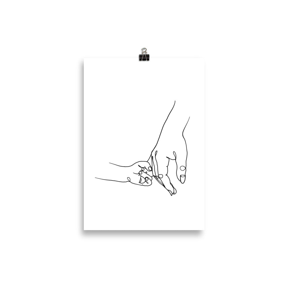 Mother and Daughter - Art Print