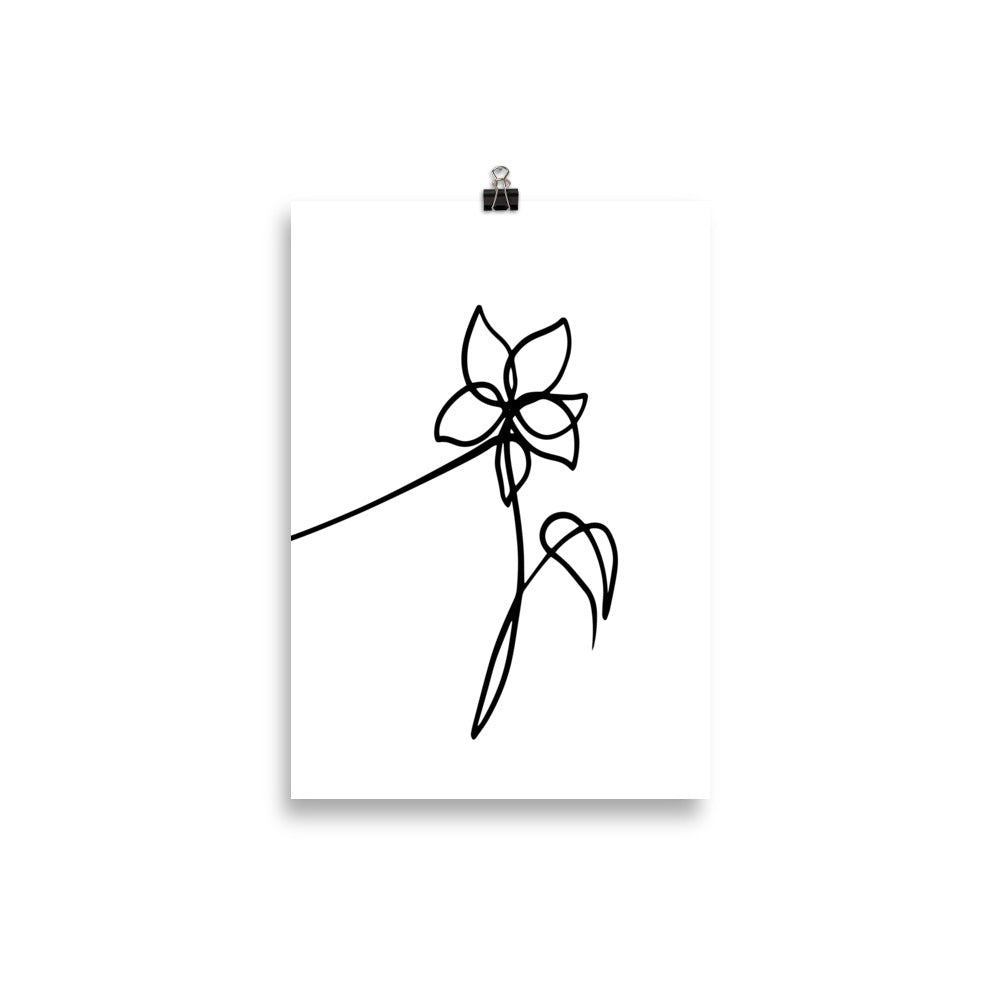 Love Yourself (BTS) - Plumeria Flower - Art Print