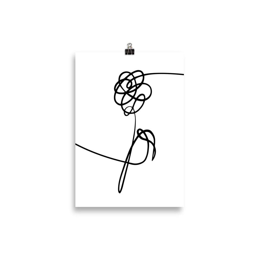 Love Yourself (BTS) – Peony Flower – Art Print