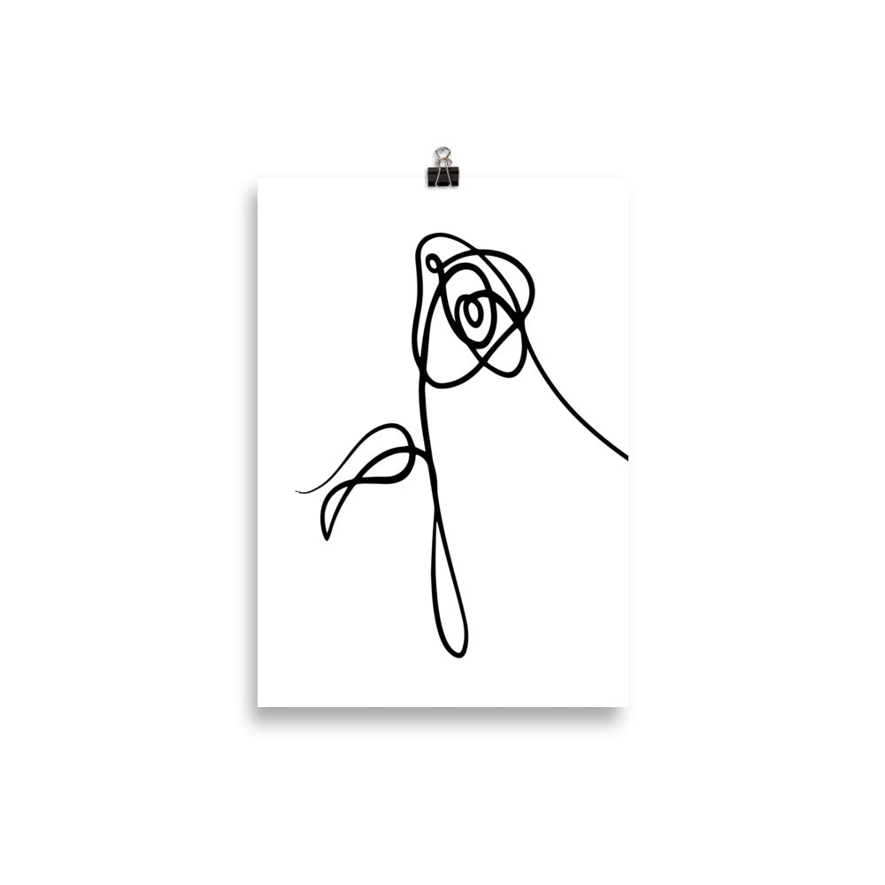 Love Yourself (BTS) – Rose Flower – Art Print