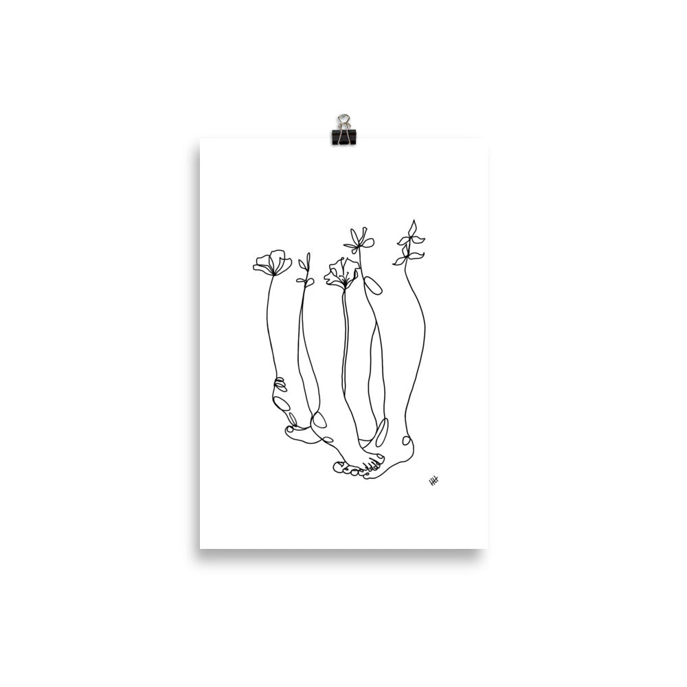 Tippy Toes - Art Print
