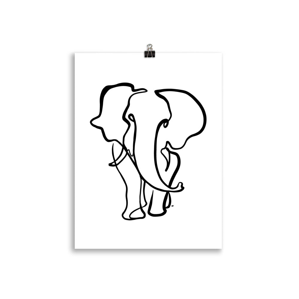 The Elephant II - Art Print