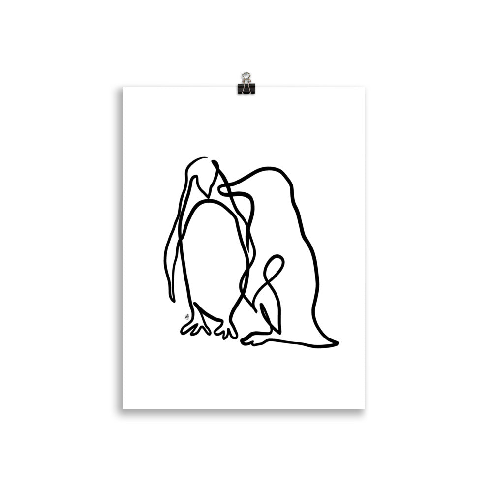 The Penguins - Art Print