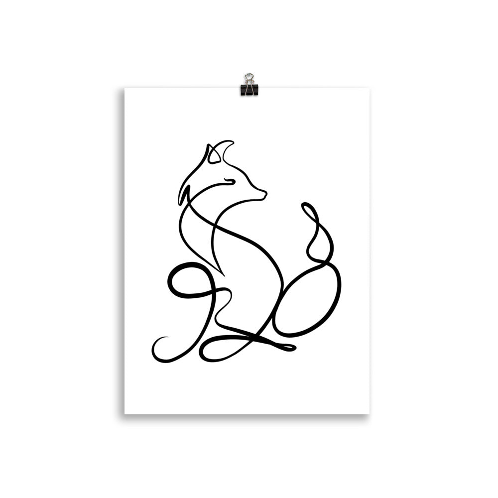 The Fox - Art Print