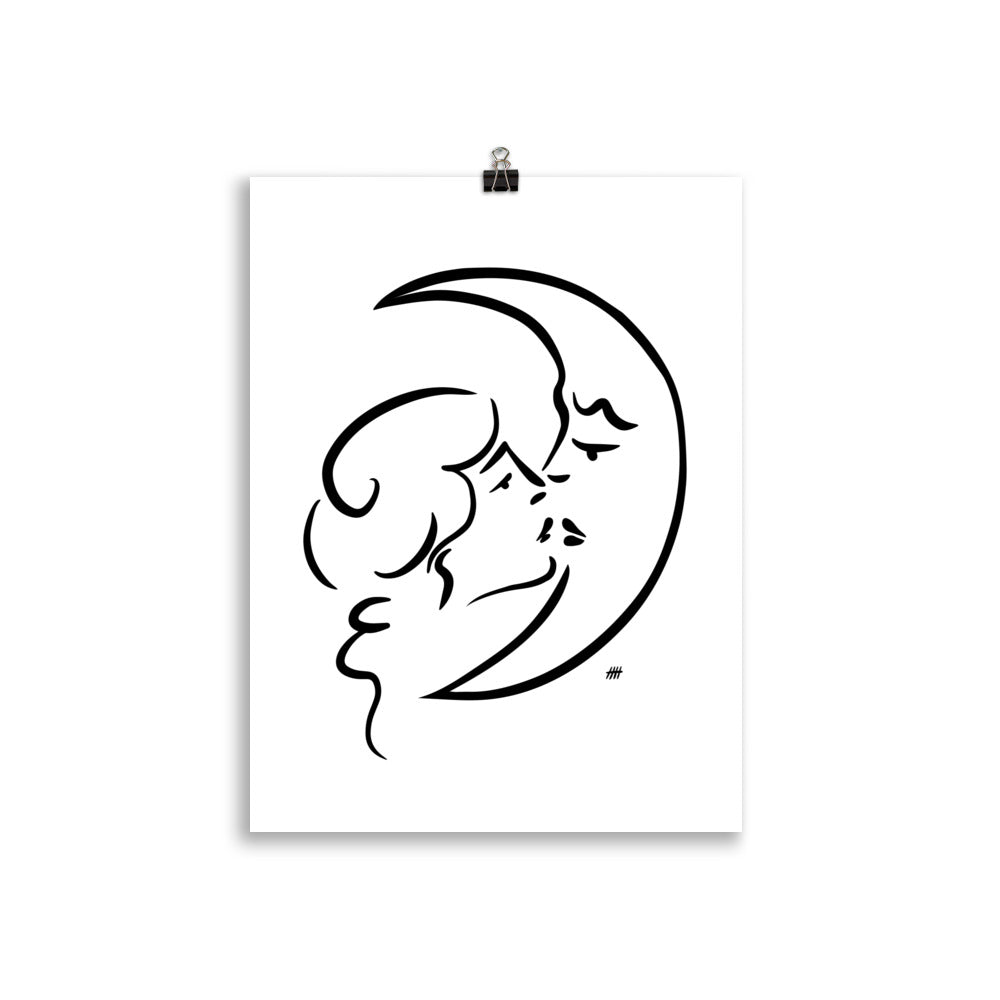 The Moon and I - Art Print
