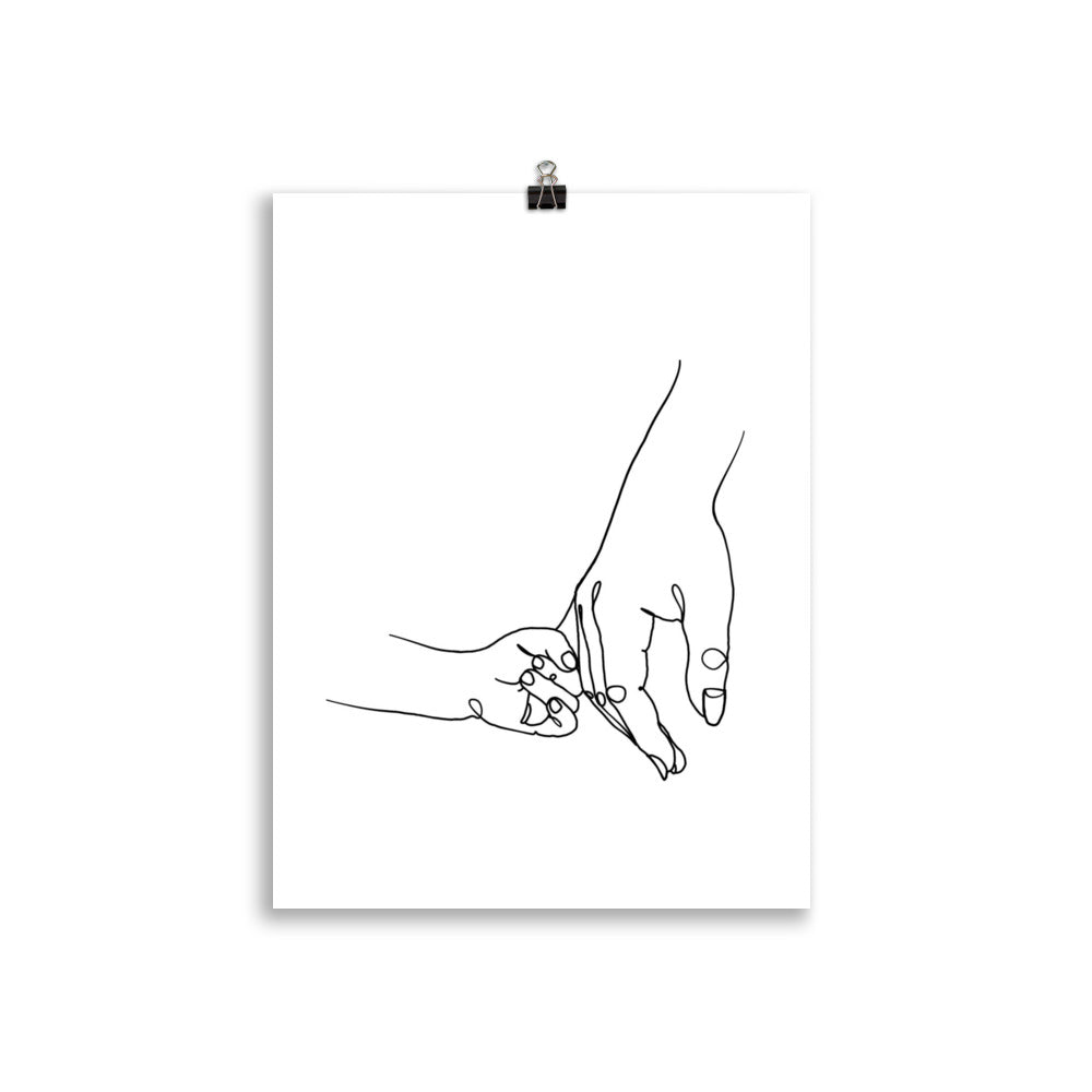 Mother and Daughter - Art Print
