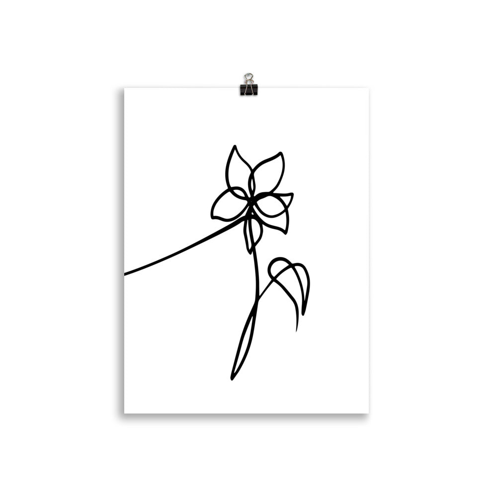 Love Yourself (BTS) - Plumeria Flower - Art Print