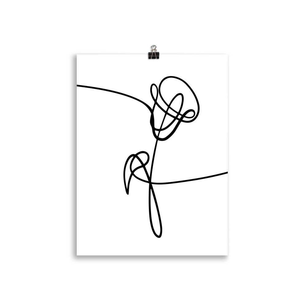 Love Yourself (BTS) – Calla Lily Flower – Art Print