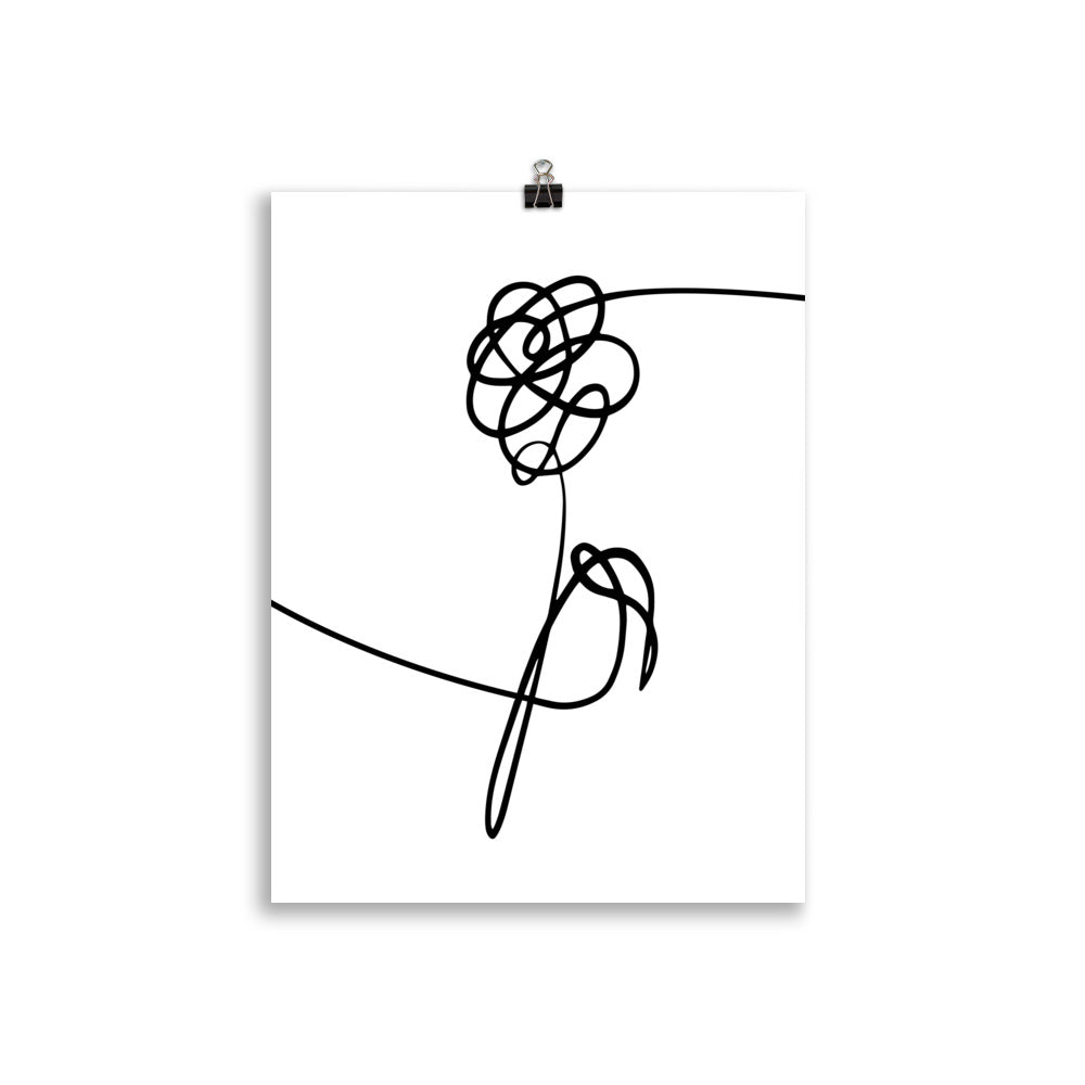 Love Yourself (BTS) – Peony Flower – Art Print