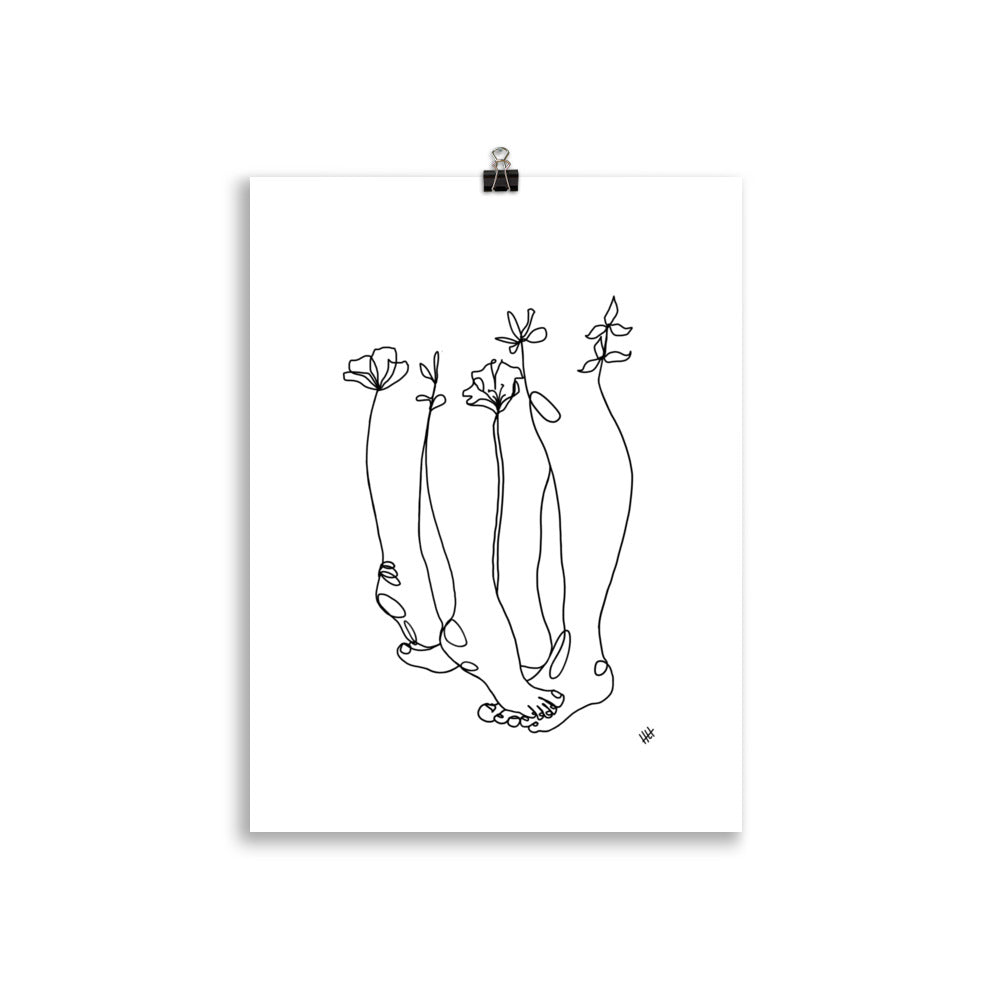 Tippy Toes - Art Print