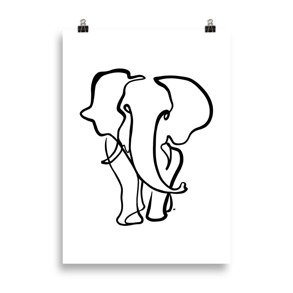 The Elephant II - Art Print