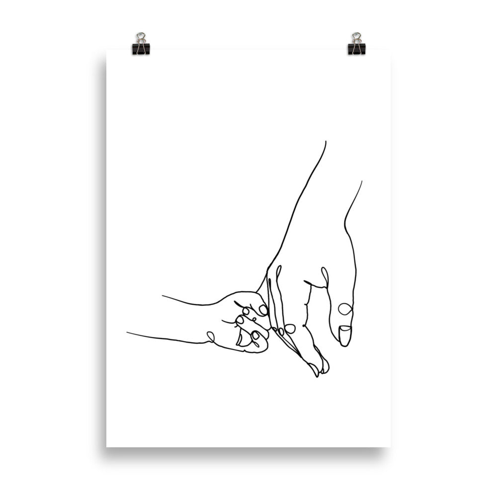 Mother and Daughter - Art Print