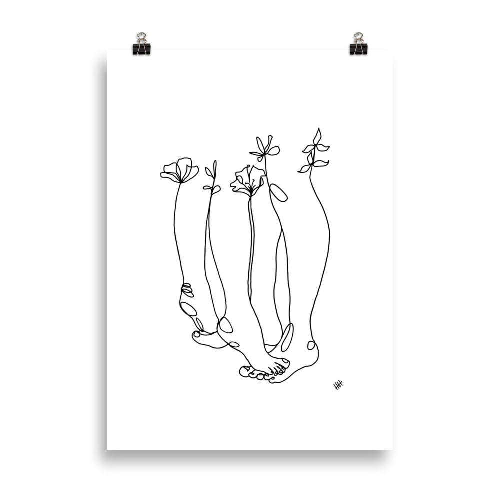 Tippy Toes - Art Print