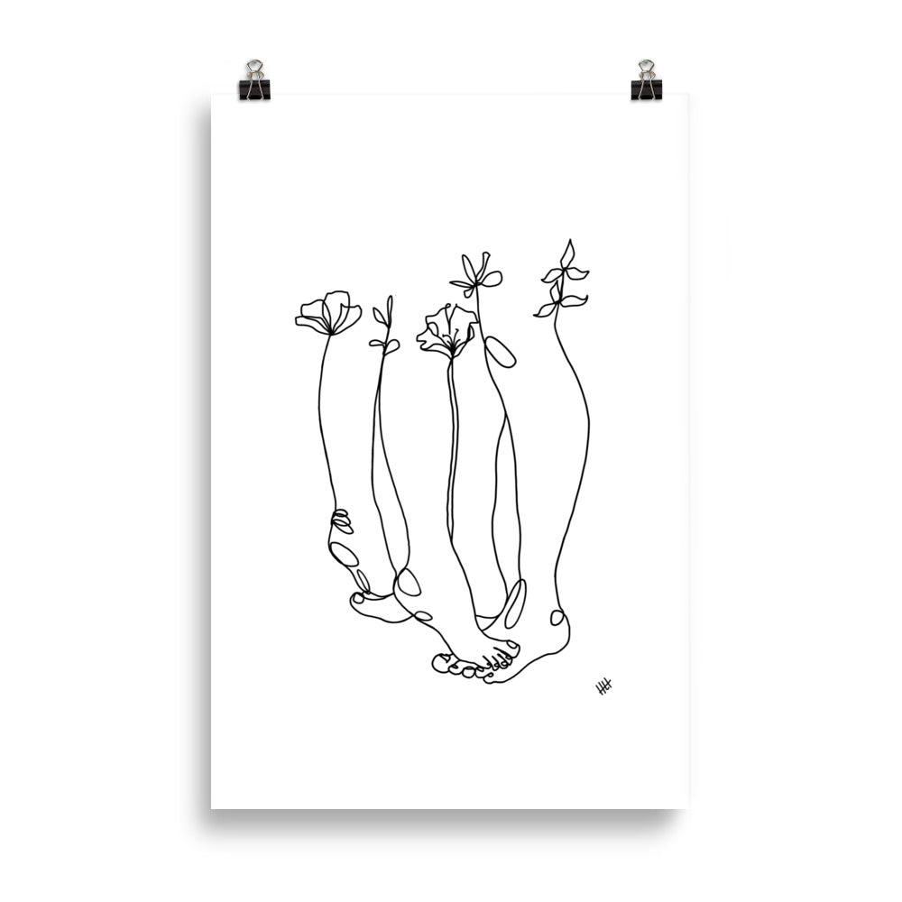 Tippy Toes - Art Print
