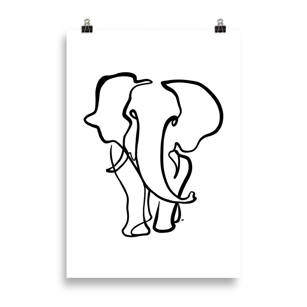 The Elephant II - Art Print