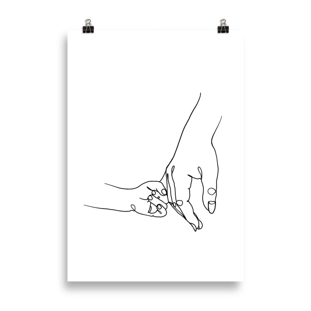 Mother and Daughter - Art Print
