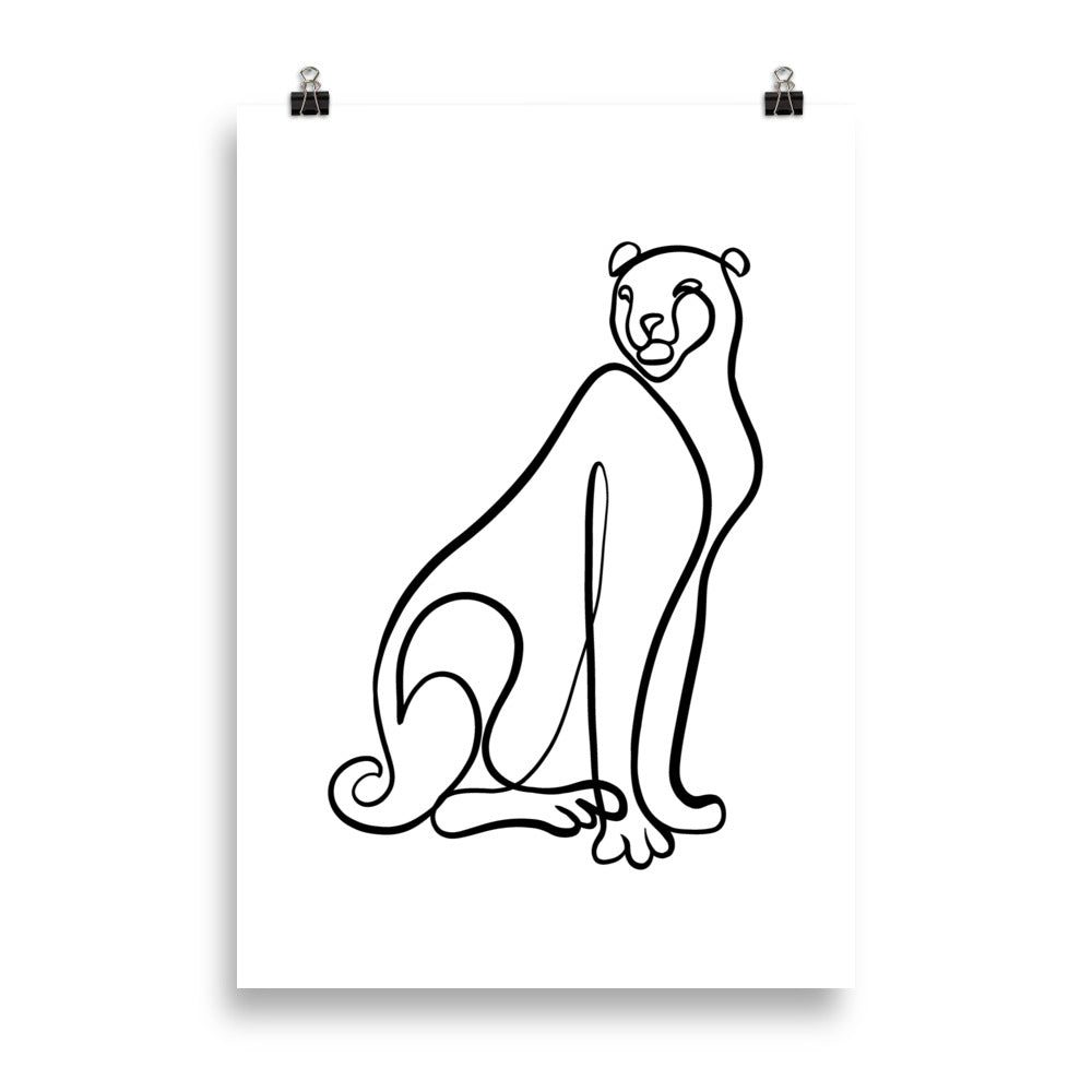 The Cheetah - Art Print