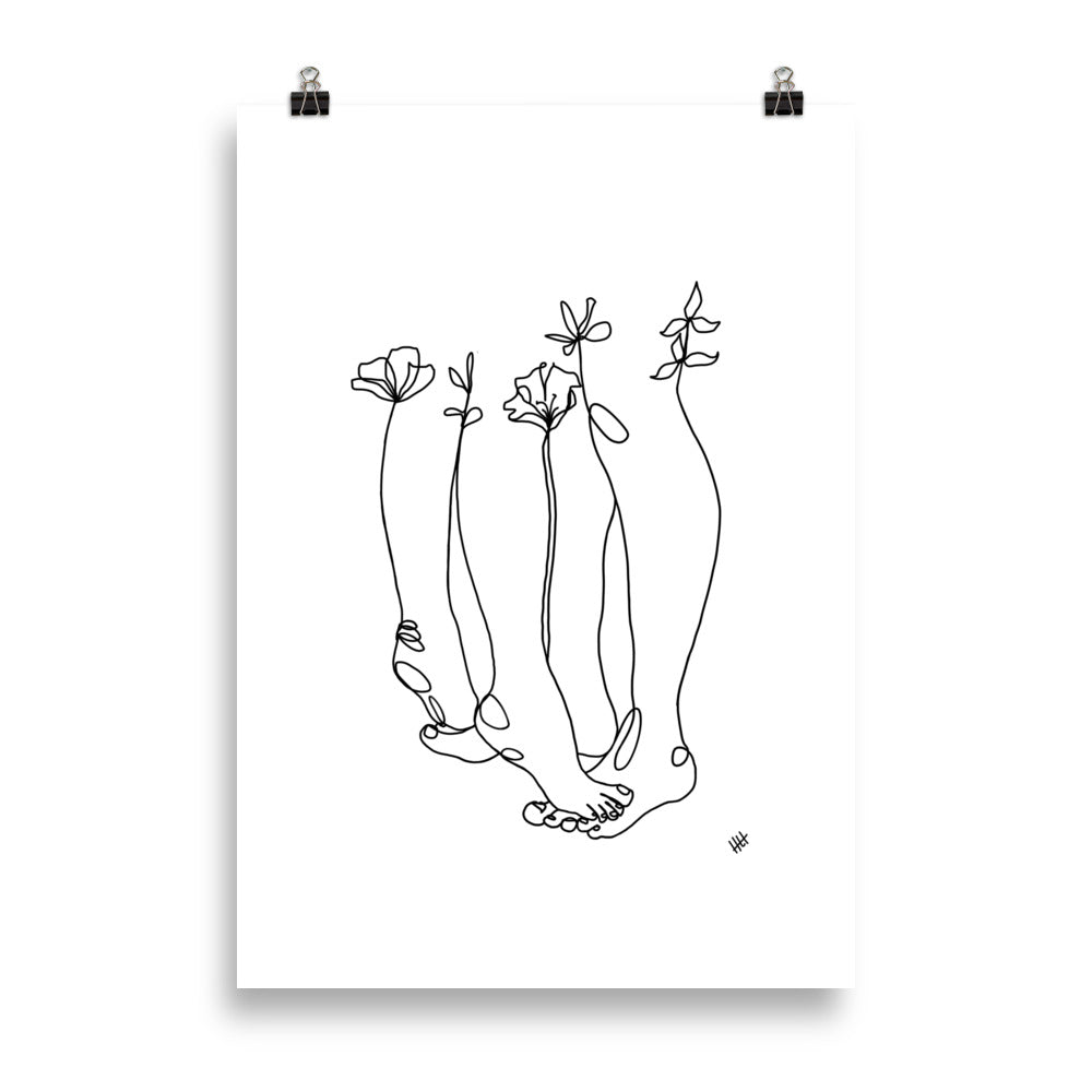 Tippy Toes - Art Print