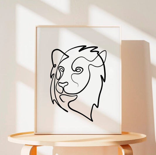 The Lion - Art Print