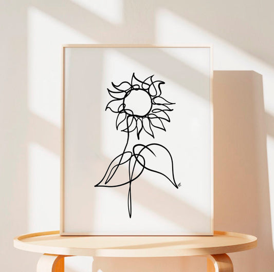 The Sunflower - Art Print