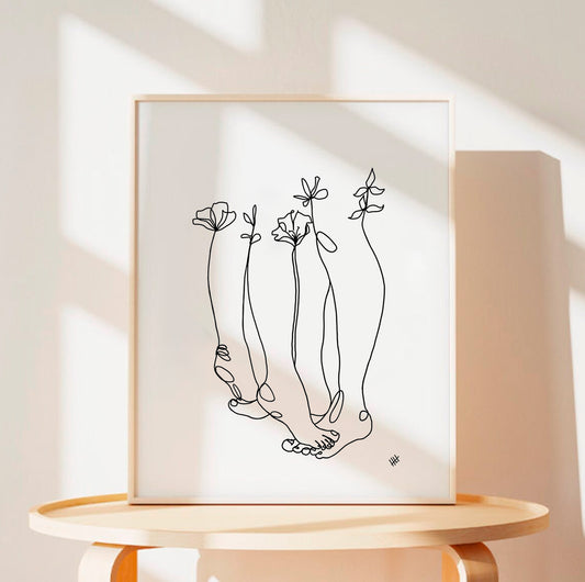Tippy Toes - Art Print