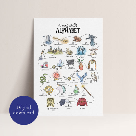 A Wizard's Alphabet - Digital Download