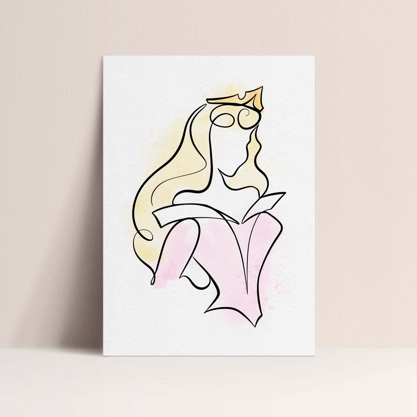 Aurora - One Line Art Print