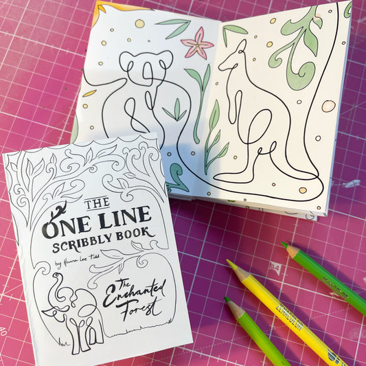 The One Line Scribbly Book - The Enchanted Forest (Limited First Print Run)