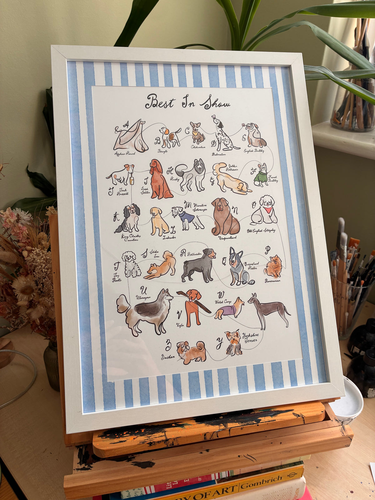 Best in Show – Limited Edition A-Z of Dogs Alphabet Art Print