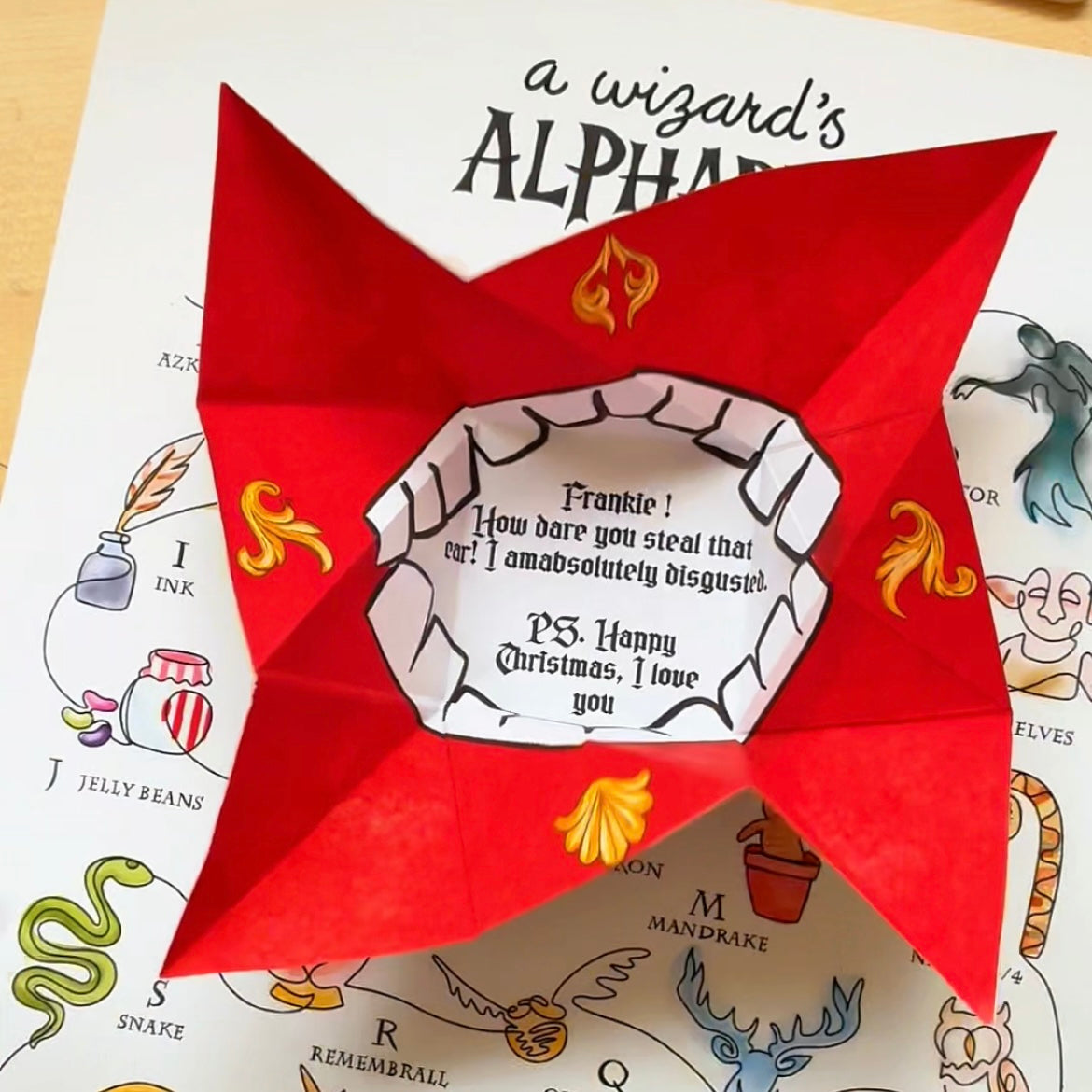 A Wizard’s Alphabet – Limited Edition Art Print