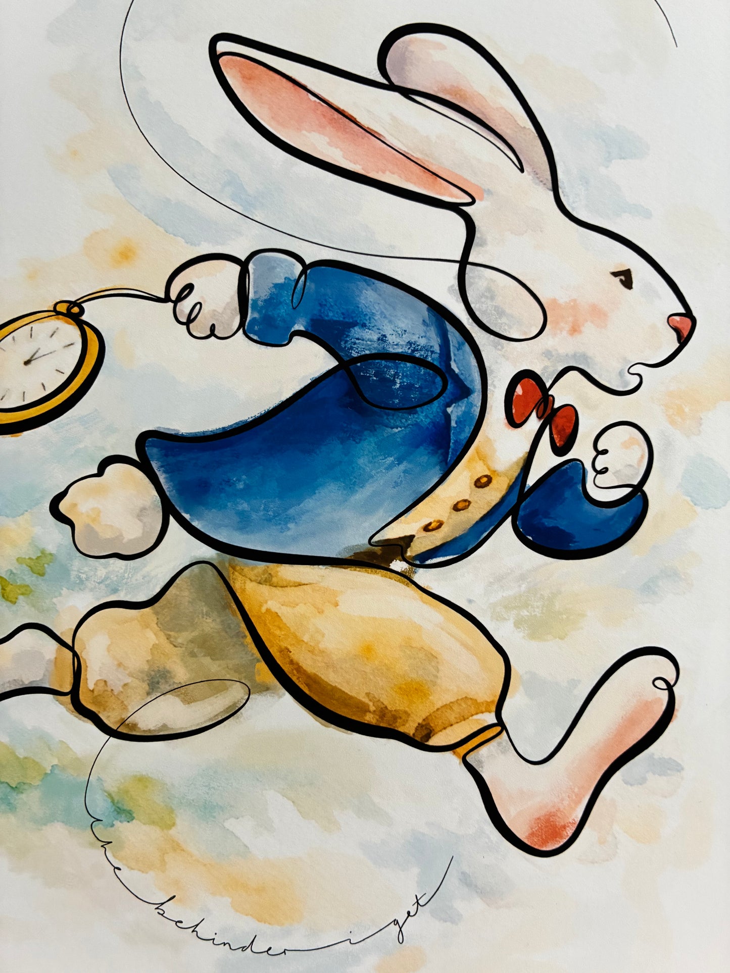 The White Rabbit - Art Print