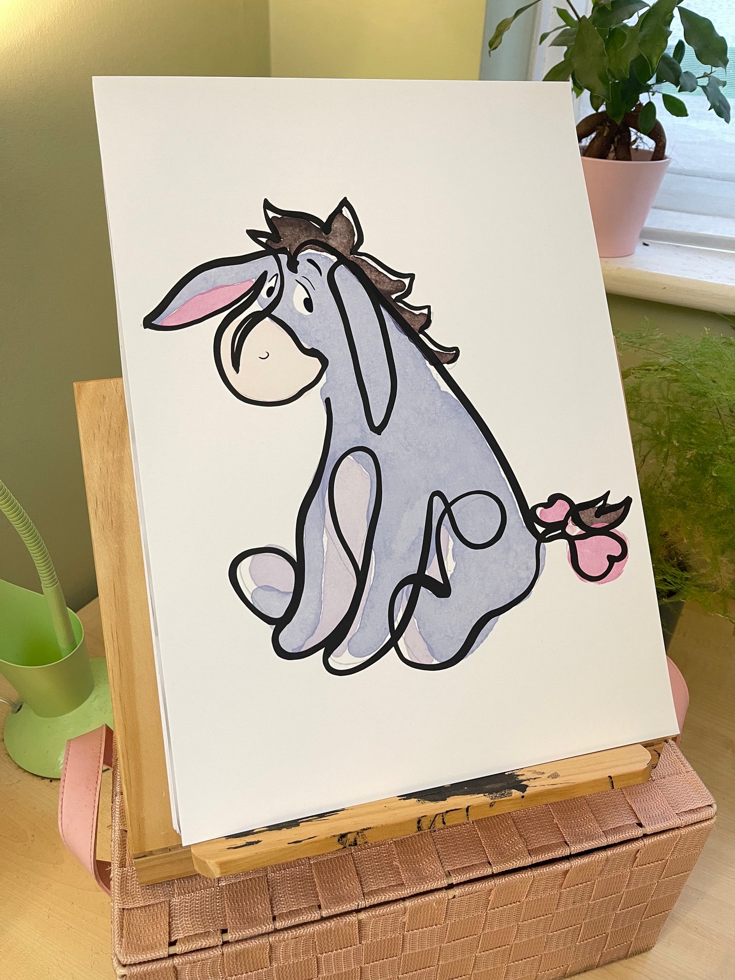 Custom One-Line Character Portrait
