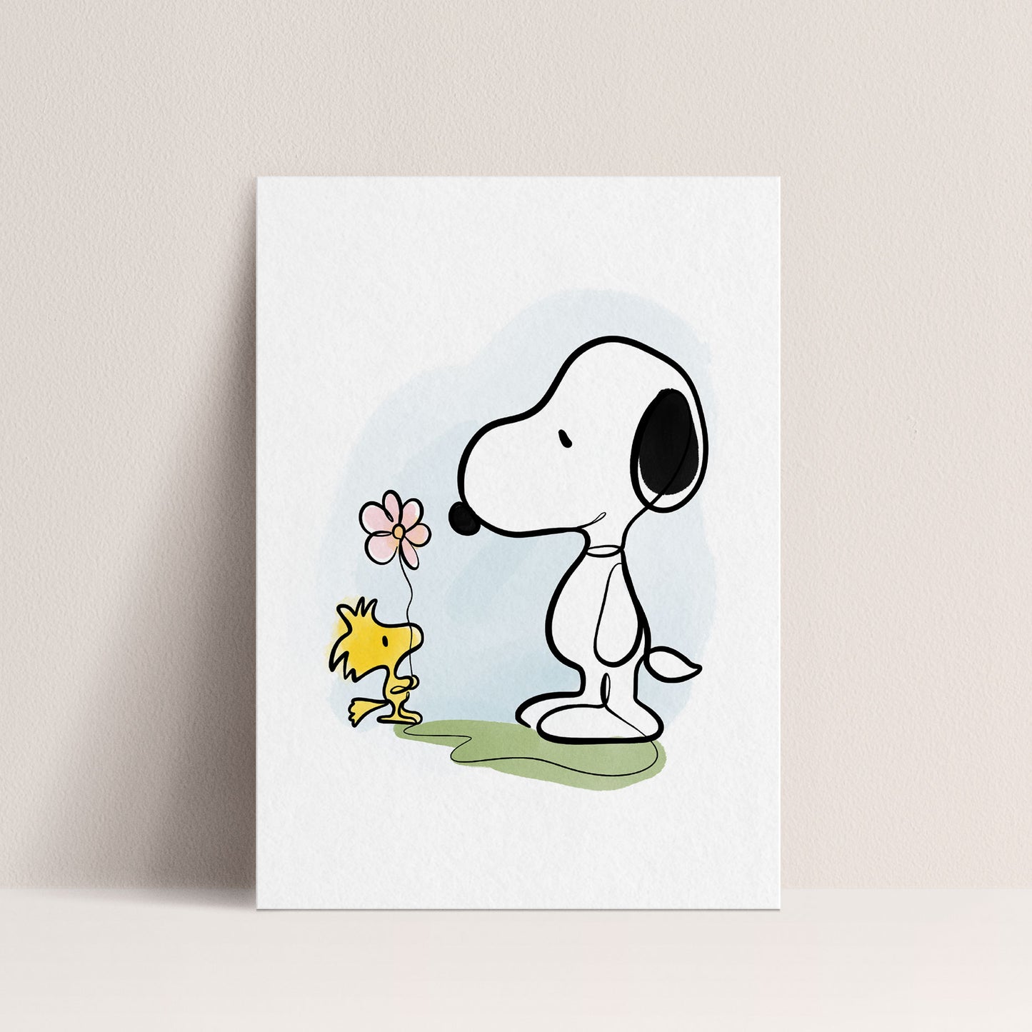 Snoopy & Woodstock - Art Print