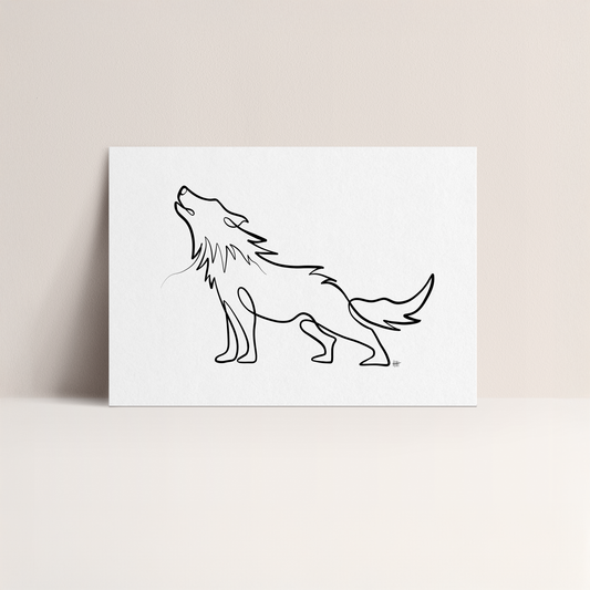 The Wolf - Art Print