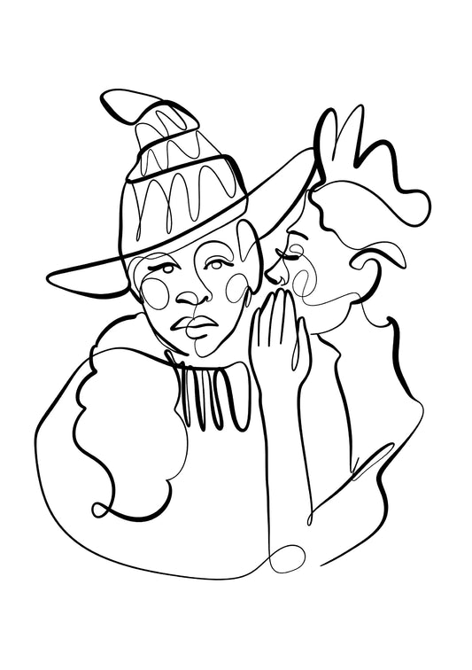 Wicked (Cynthia and Ariana) - Art Print