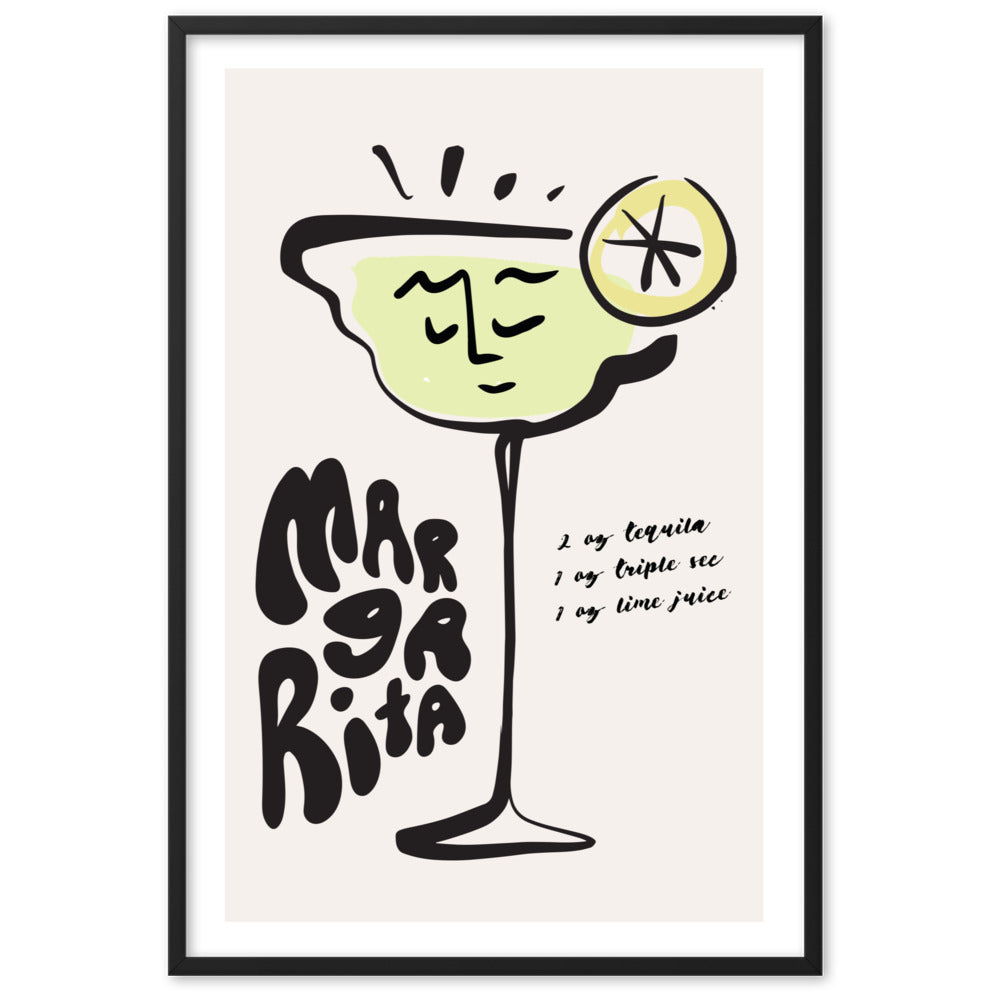 Margarita Cocktail Framed Art Print