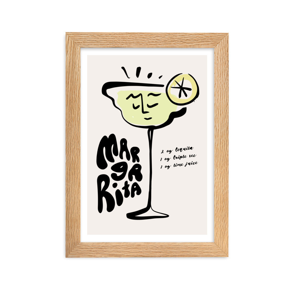 Margarita Cocktail Framed Art Print