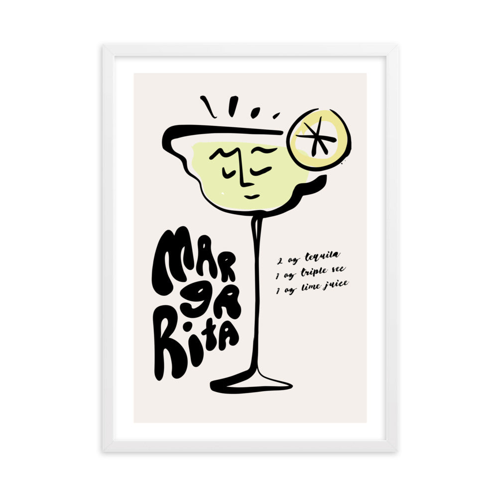 Margarita Cocktail Framed Art Print