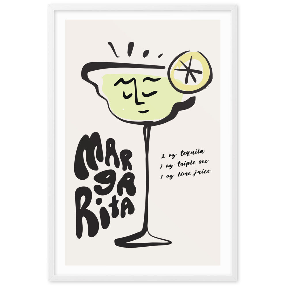 Margarita Cocktail Framed Art Print