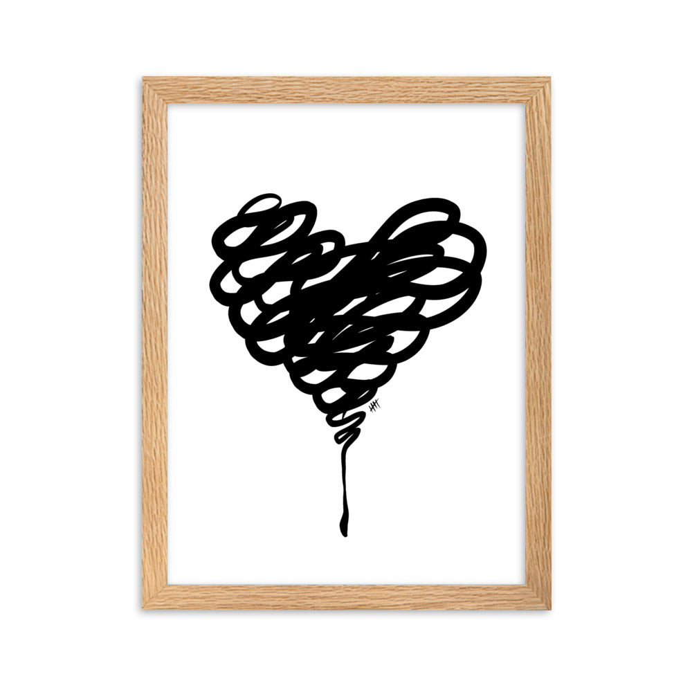 Messy Love - Framed Art Print