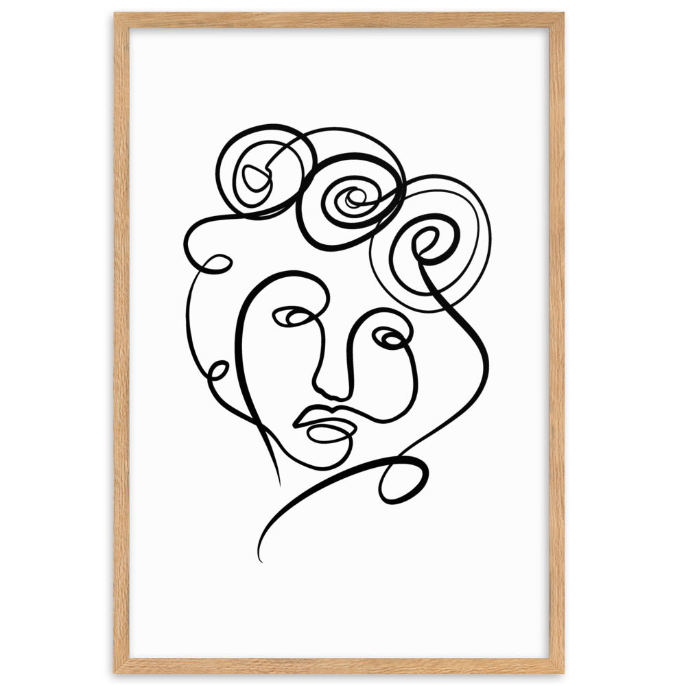 Her - Framed Art Print