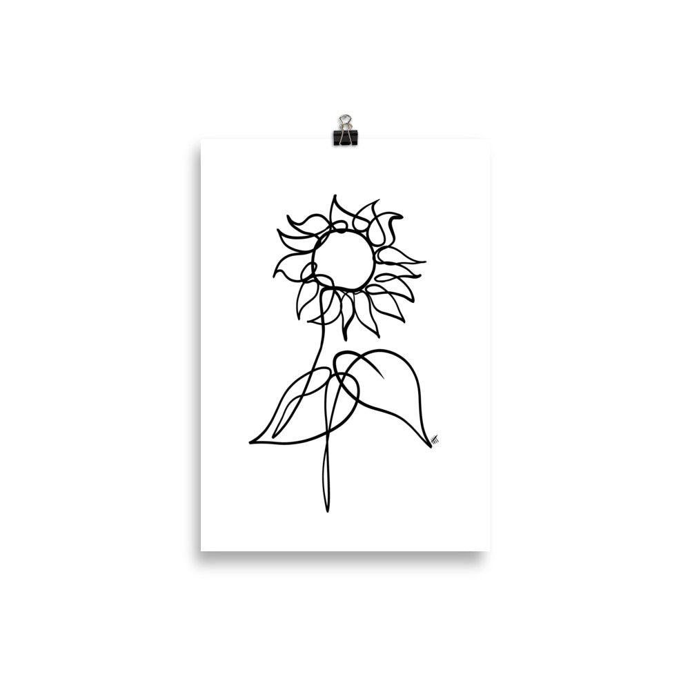 The Sunflower - Art Print