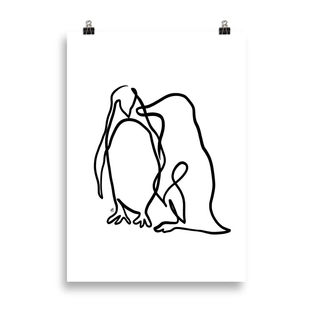 The Penguins - Art Print
